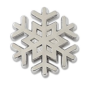 Pinsanity Christmas Snowflake Lapel Pin