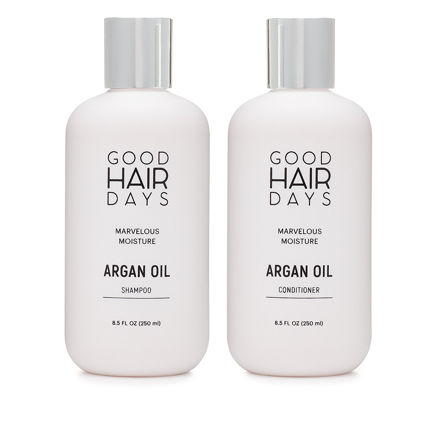Shampoo & Conditioner Set, Featuring Moroccan Argan Oil, Good For Hair Extensions, Shampoo & Conditioner for Keratin Treated Hair, Volumizing & Moisturizing, Gentle on Curly & Color Treated Hair