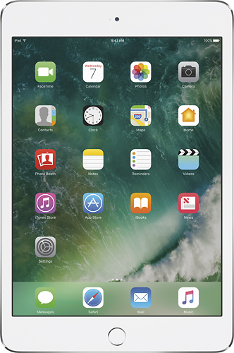 Apple - iPad mini 4 Wi-Fi 128GB - Silver